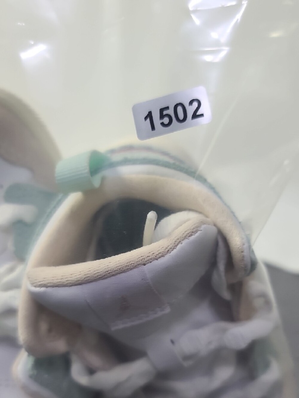Jordan Kids Pastel Pink & Mint High-Top Sneakers Sz. 6C - Picture 7 of 7